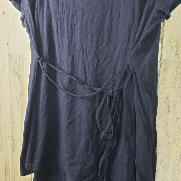 oh baby by motherhood maternity navy blue short sleeve tshirt women's L - Picture 5 of 10